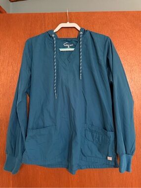 Uniform Advantage Teal Butter-Soft Medical Scrub Hoodie